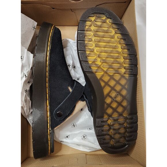 Dr. Martens Carlson Men’s 9 Black Suede Slingback